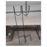 (2) Wrought Iron Shepards Hooks