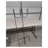 (2) Wrought Iron Shepards Hooks