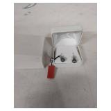 JCPenney Sterling Silver Grey Pearl Drop Earrings