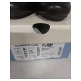 SJB Lauren Leather Loafers - Black & Pewter - Size 7.5M