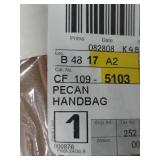 Pecan Brown Leather Handbag