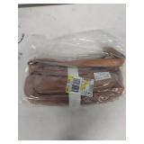 Pecan Brown Leather Handbag