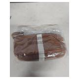 Pecan Brown Leather Handbag