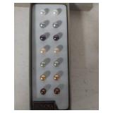 HONORA Cultured freshwater pearl earrings - 7 sets