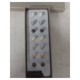 HONORA Cultured freshwater pearl earrings - 7 sets