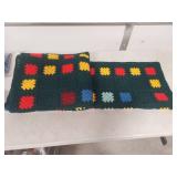 Handmade Granny Square Afghan Blanket - Approx 82" x 68"
