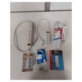 Electrical Power Strip and Wall Tap Bundle