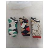 Fashion Crew Socks 3-Pack Patterned Set