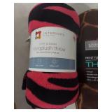 Animal Print Microplush Throw Blanket Collection