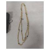Multi-Color Freshwater Pearl Long Necklace