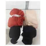 Soft Fleece Throw Blanket Set