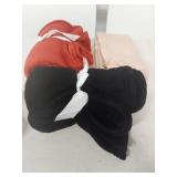 Soft Fleece Throw Blanket Set