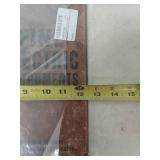 Fender Stratocaster Guitar Metal Sign Set