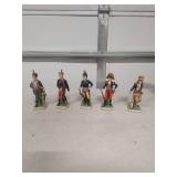 Western Germany Porcelain Military Figurine Collection - 1 broken