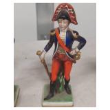 Western Germany Porcelain Military Figurine Collection - 1 broken