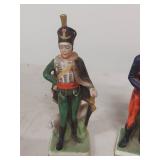 Western Germany Porcelain Military Figurine Collection - 1 broken