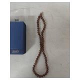 Sterling Silver Chocolate Cultured Pearl Necklace