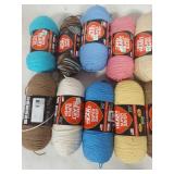 Red Heart Super Saver Yarn Collection with Crochet Tools