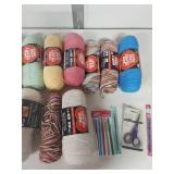 Red Heart Super Saver Yarn Collection with Crochet Tools