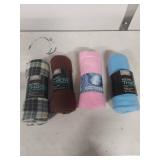 Olympic Mills & Living Solutions Fleece Throw Bundle