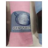Olympic Mills & Living Solutions Fleece Throw Bundle