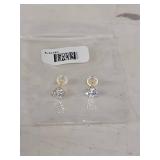 Round Brilliant Cut CZ Stud Earrings Bella Luce 2.86 CTW