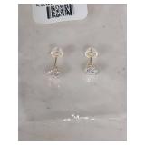 Round Brilliant Cut CZ Stud Earrings Bella Luce 2.86 CTW