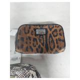 Nicole by Nicole Miller Animal Print Wallet and 2 makeup bags