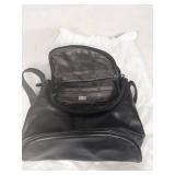 MAXX New York Black Leather Shoulder Bag