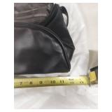 MAXX New York Black Leather Shoulder Bag