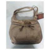 Ticianello Gold Metallic Leather Handbag