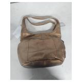 Ticianello Gold Metallic Leather Handbag