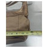 Ticianello Gold Metallic Leather Handbag