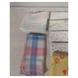 Mixed Baby Receiving Blankets Lot