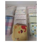 Mixed Baby Receiving Blankets Lot