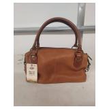 Fossil Leather Satchel Handbag