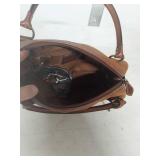 Fossil Leather Satchel Handbag