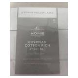 JCPenney Home Queen Egyptian Cotton Rich Sheet Set with Bonus Pillowcases