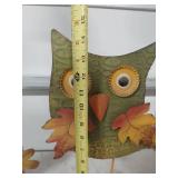 Fall Owl Decorations Set