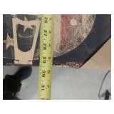 American Flag Guitar LED Light Up Canvas Art