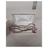 Chocolate Pearl Necklace 36 Inch
