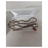 Chocolate Pearl Necklace 36 Inch