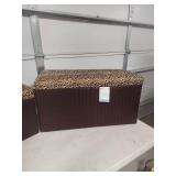 Leopard Print Storage Ottoman Trunks