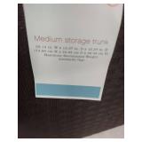 Leopard Print Storage Ottoman Trunks