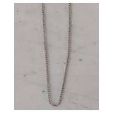 (3) 18 in Sterling silver necklaces