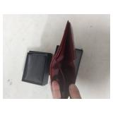 Bifold Wallets - Black and Burgundy