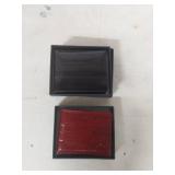 Bifold Wallets - Black and Burgundy