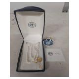 Pearl Cleane White Pearl Necklace