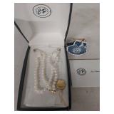 Pearl Cleane White Pearl Necklace