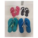 Nike flip flops size 8 and 9